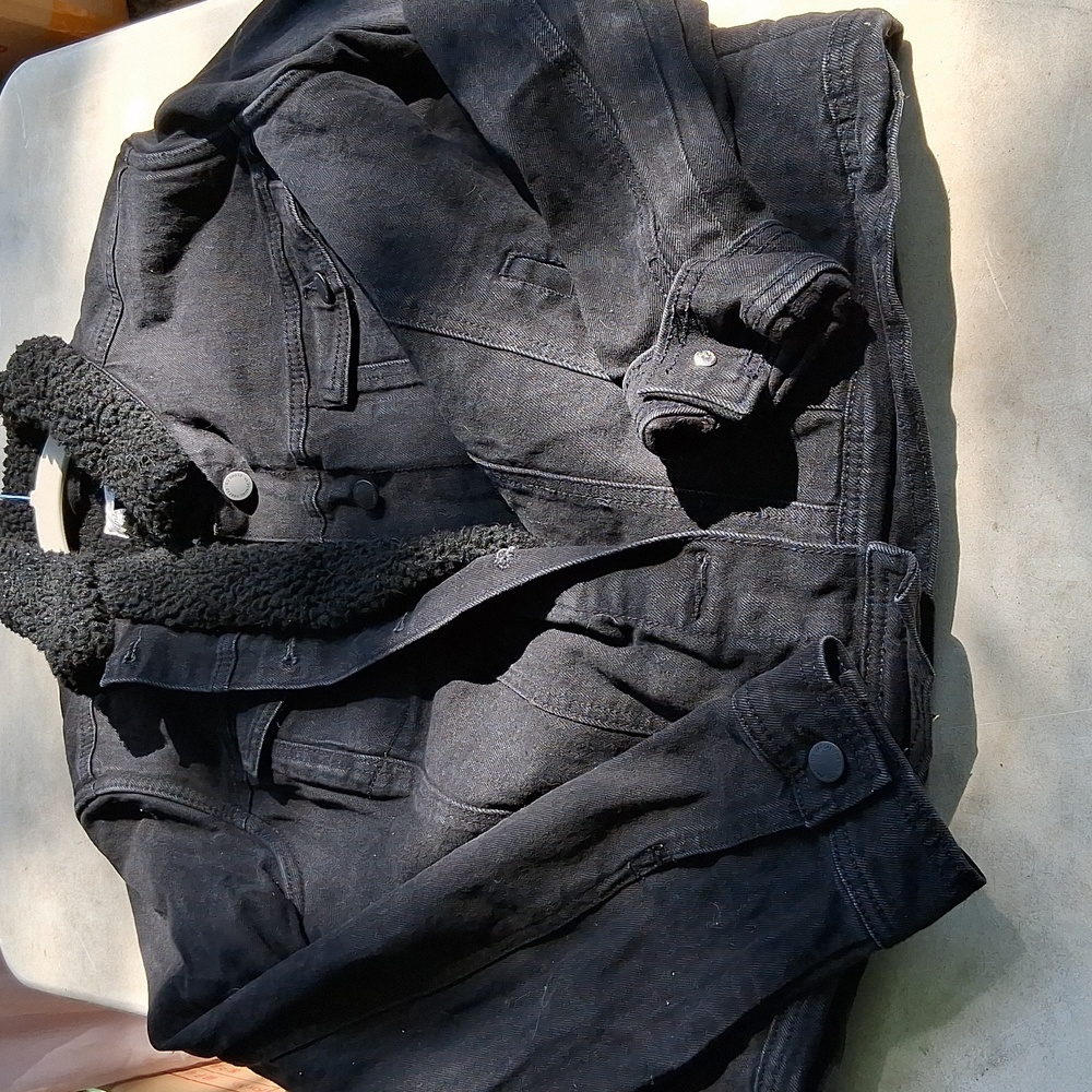 Universal Thread Black Sherpa Jacket - image 1